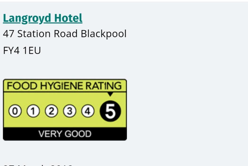 Langroyd Hotel Blackpool Exterior photo
